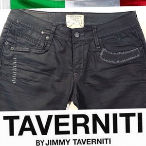 Iconic JIMMY TAVERNITI Gloss Black Pant